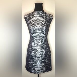 Cynthia Steffe- Scuba Abstract Art Modern Print Cocktail‎ Dress Size 0